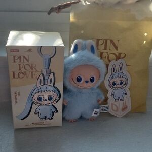 Pin For Love Blue Plush Toy